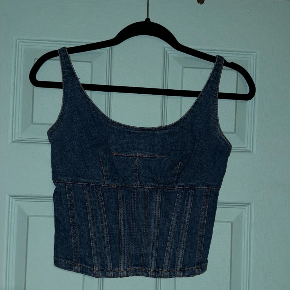 Maeve by Anthropologie Denim Top